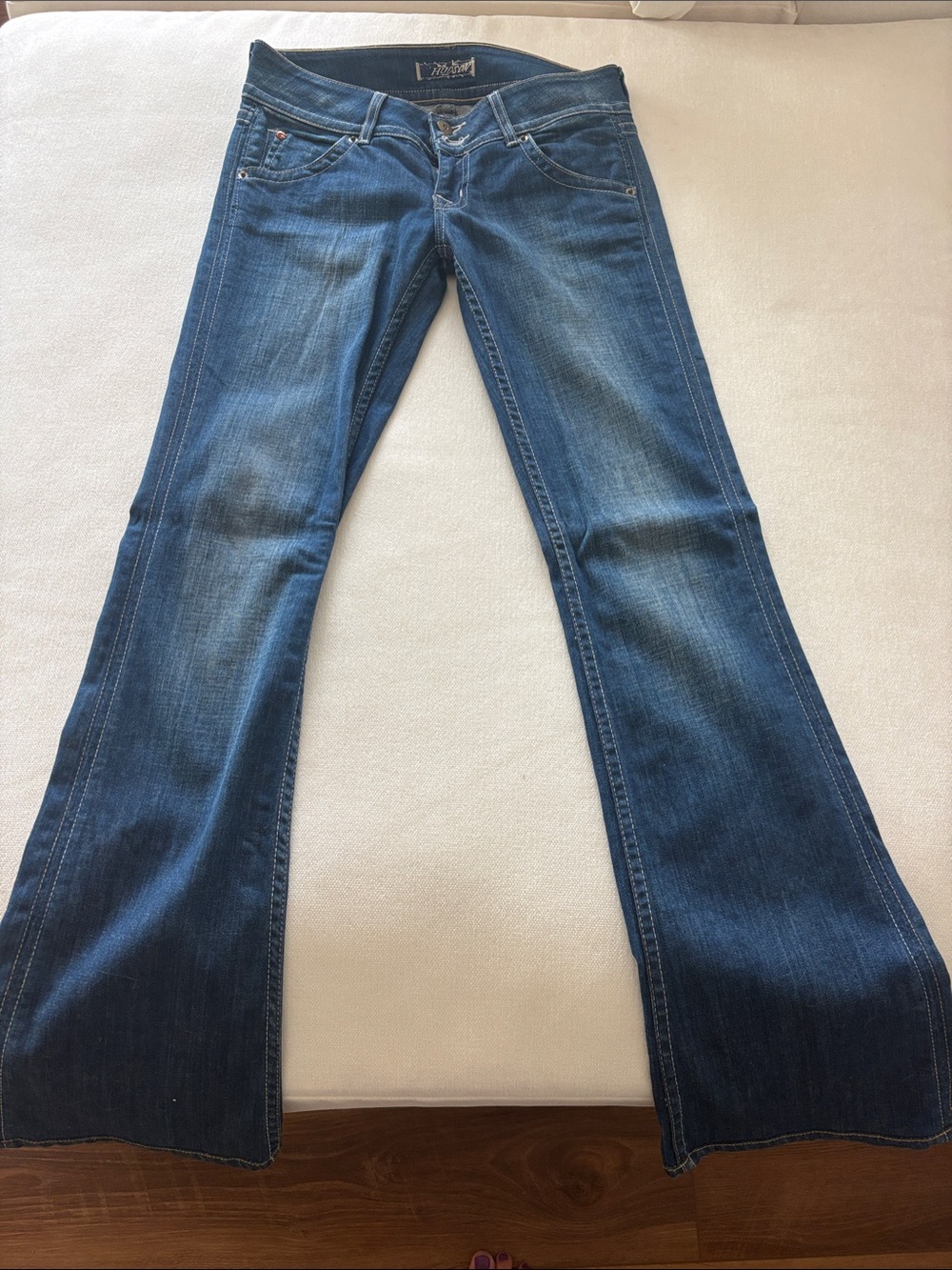 Hudson Jeans Dark Blue Flare Denim